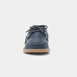 Shelly Womens Navy Boat Shoe*Heavenly Feet Best