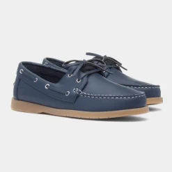 Shelly Womens Navy Boat Shoe*Heavenly Feet Best