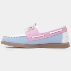 Shelly Womens Multi Pastel Boat Shoe*Heavenly Feet Sale