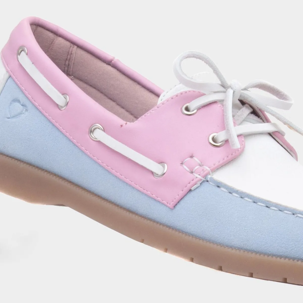 Shelly Womens Multi Pastel Boat Shoe*Heavenly Feet Sale