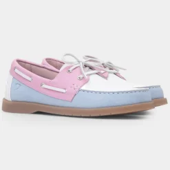 Shelly Womens Multi Pastel Boat Shoe*Heavenly Feet Sale