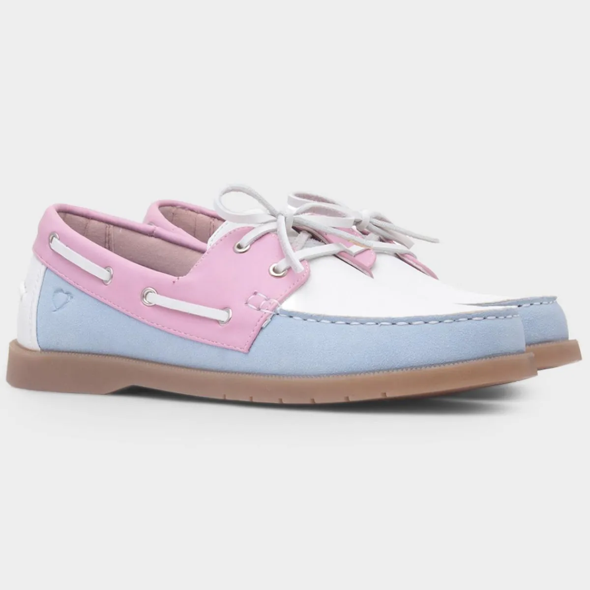 Shelly Womens Multi Pastel Boat Shoe*Heavenly Feet Sale