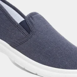 Baker Mens Navy Twin Gusset Canvas*Hobos Fashion