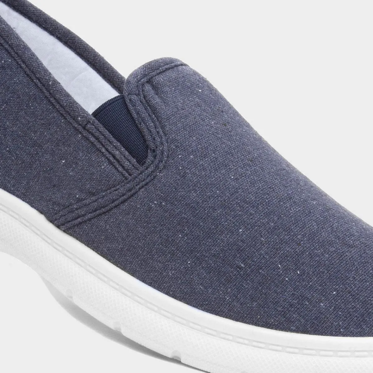Baker Mens Navy Twin Gusset Canvas*Hobos Fashion