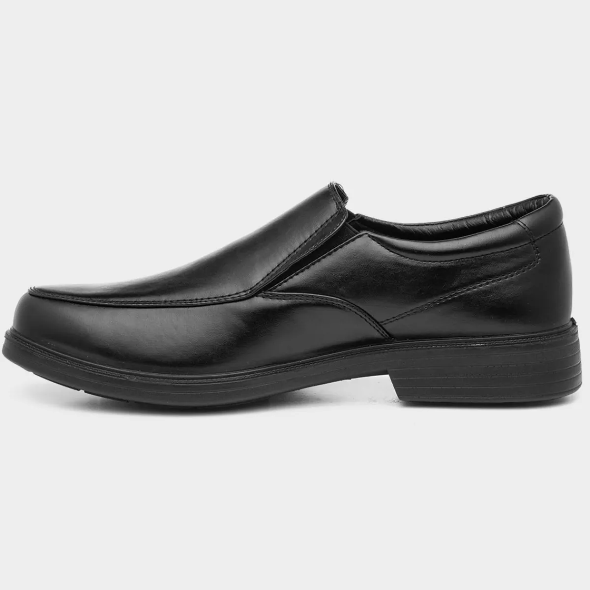Brady Mens Black Slip On Formal Shoe*Hobos Fashion