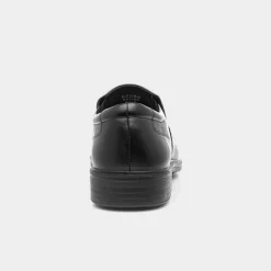 Brady Mens Black Slip On Formal Shoe*Hobos Fashion