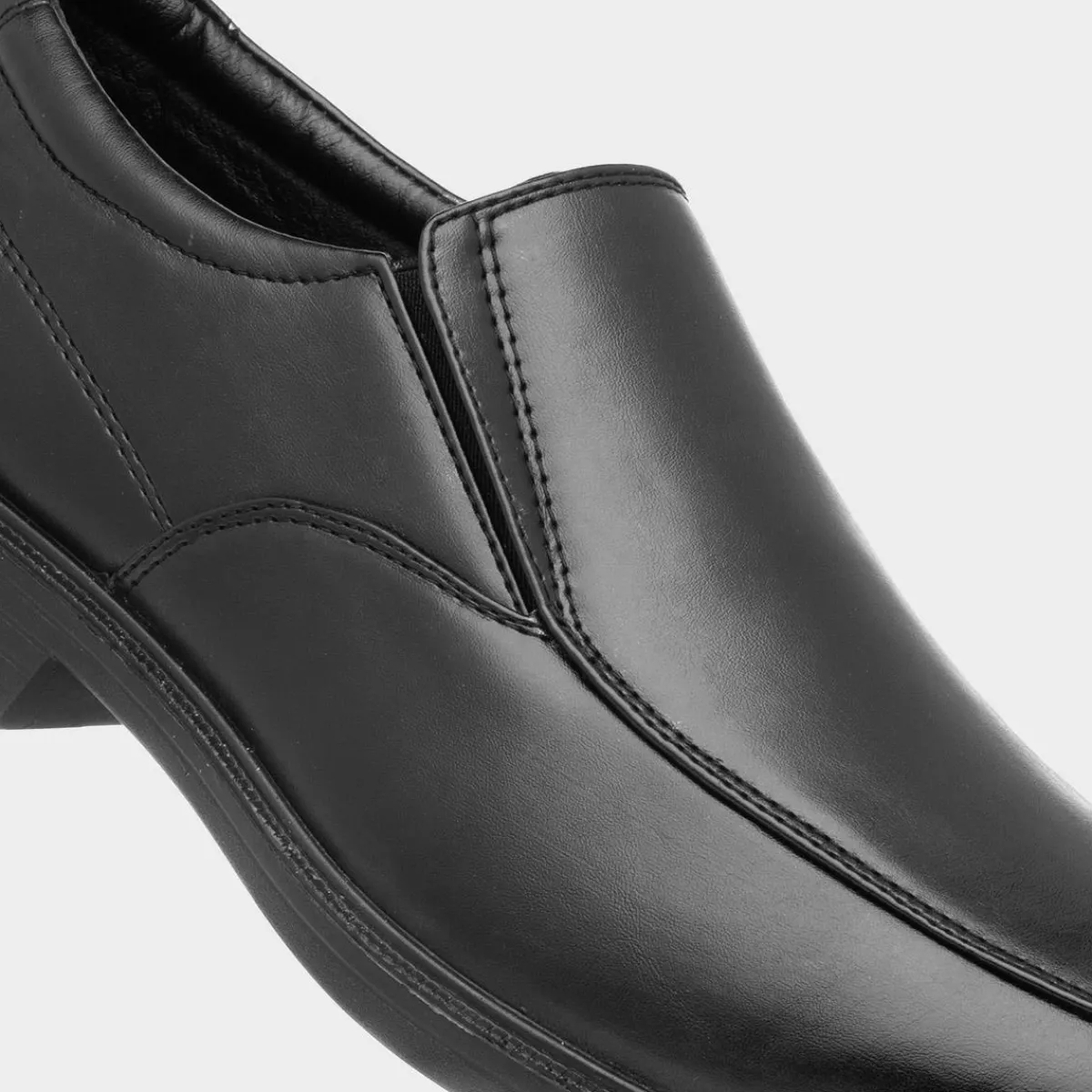 Brady Mens Black Slip On Formal Shoe*Hobos Fashion