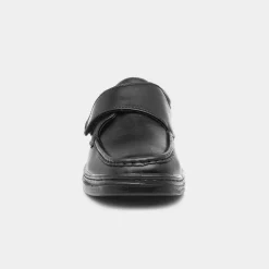 Brett Mens Casual Easy Fasten Shoe In Black*Hobos Hot