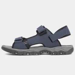 Elliot Mens Navy Easy Fasten Sandal*Hobos Discount