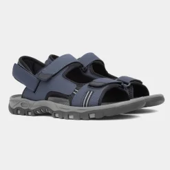 Elliot Mens Navy Easy Fasten Sandal*Hobos Discount