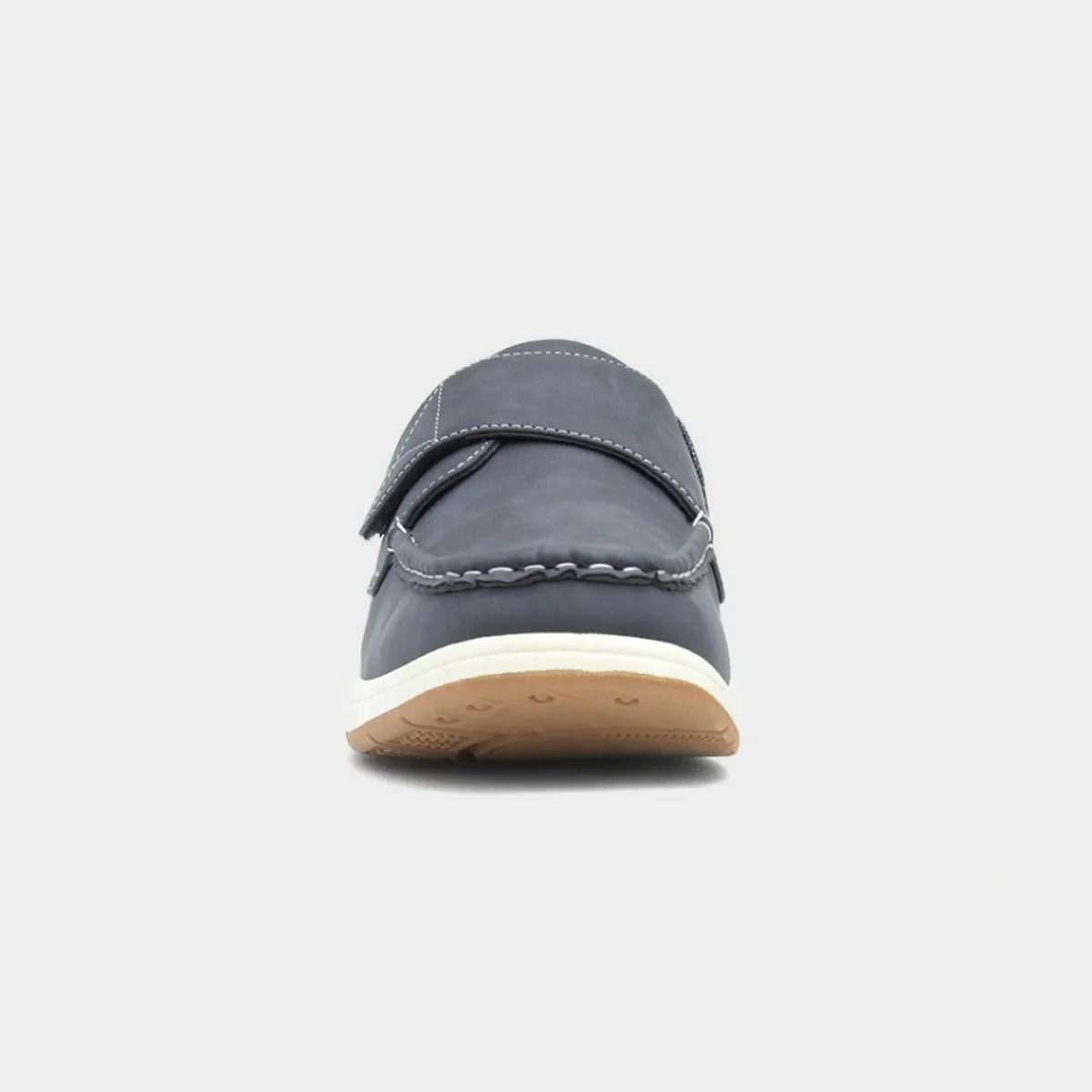 Elton Mens Blue Easy Fasten Casual Shoe*Hobos Clearance