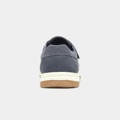 Elton Mens Blue Easy Fasten Casual Shoe*Hobos Clearance
