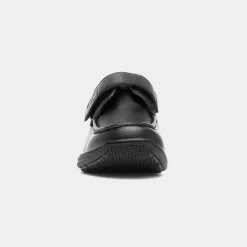 Ezra Mens Black Easy Fasten Shoe*Hobos Hot