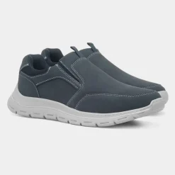 Henry Mens Navy Slip On Shoe*Hobos Clearance
