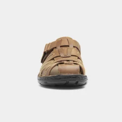 Albert Mens Leather Sandal*Hush Puppies Discount