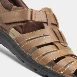 Albert Mens Leather Sandal*Hush Puppies Discount