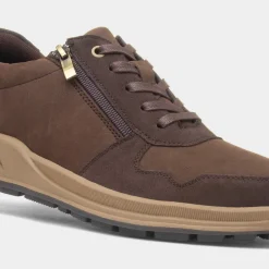 Alexander Mens Brown Leather Shoe*Hush Puppies Hot