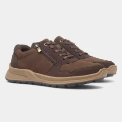 Alexander Mens Brown Leather Shoe*Hush Puppies Hot