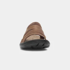 Archer Mens Leather Mule Sandal*Hush Puppies Clearance
