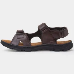 Avery Mens Leather Sandals*Hush Puppies Outlet