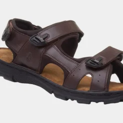 Avery Mens Leather Sandals*Hush Puppies Outlet