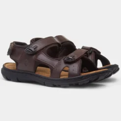 Avery Mens Leather Sandals*Hush Puppies Outlet