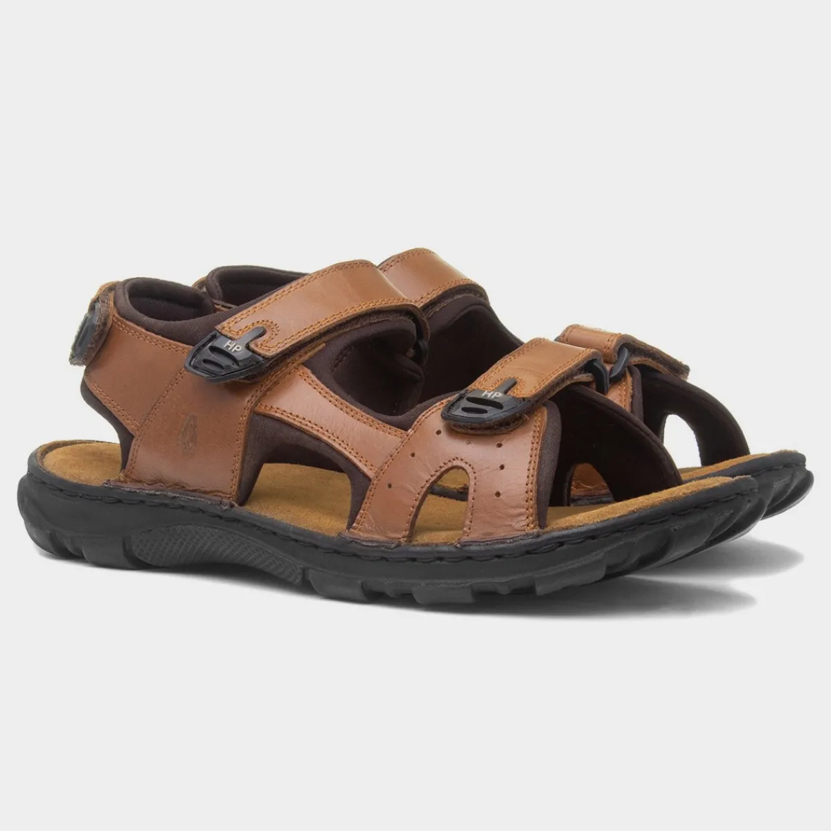 Avery Mens Leather Sandal*Hush Puppies Sale