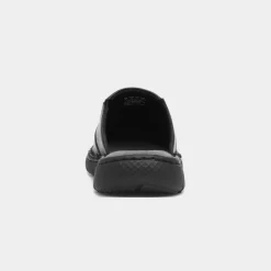 Carson Mens Black Mule Leather Sandal*Hush Puppies Hot