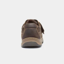 Casper Mens Brown Leather Shoe*Hush Puppies Best