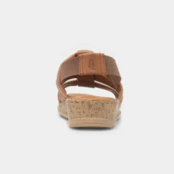 Eden Womens Leather Sandal*Hush Puppies New
