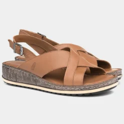 Elena Womens Wedge Sandal*Hush Puppies Discount