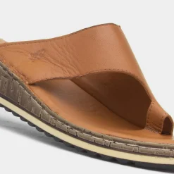 Elissa Womens Leather Sandal*Hush Puppies Sale