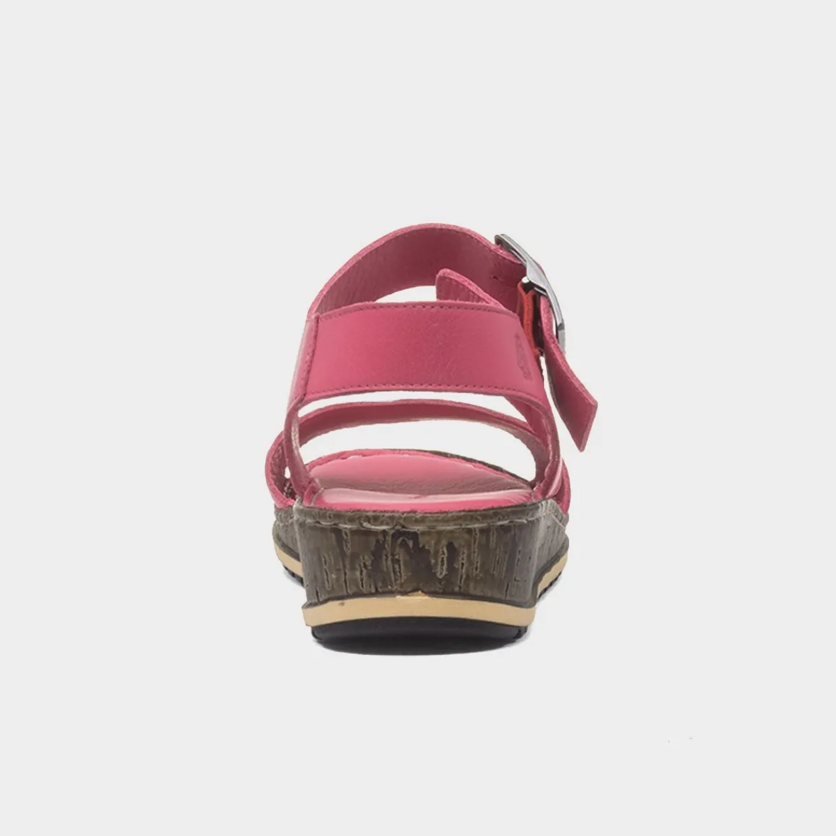 Ellie Womens Fuchsia Leather Sandal*Hush Puppies Fashion