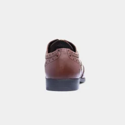 Elliot Mens Tan Leather Brogue Shoe*Hush Puppies Sale