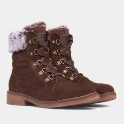 Florence Womens Chocolate Ankle Boot*Hush Puppies Best