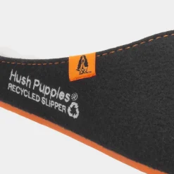 Good Mens Black Mule Slipper*Hush Puppies Discount