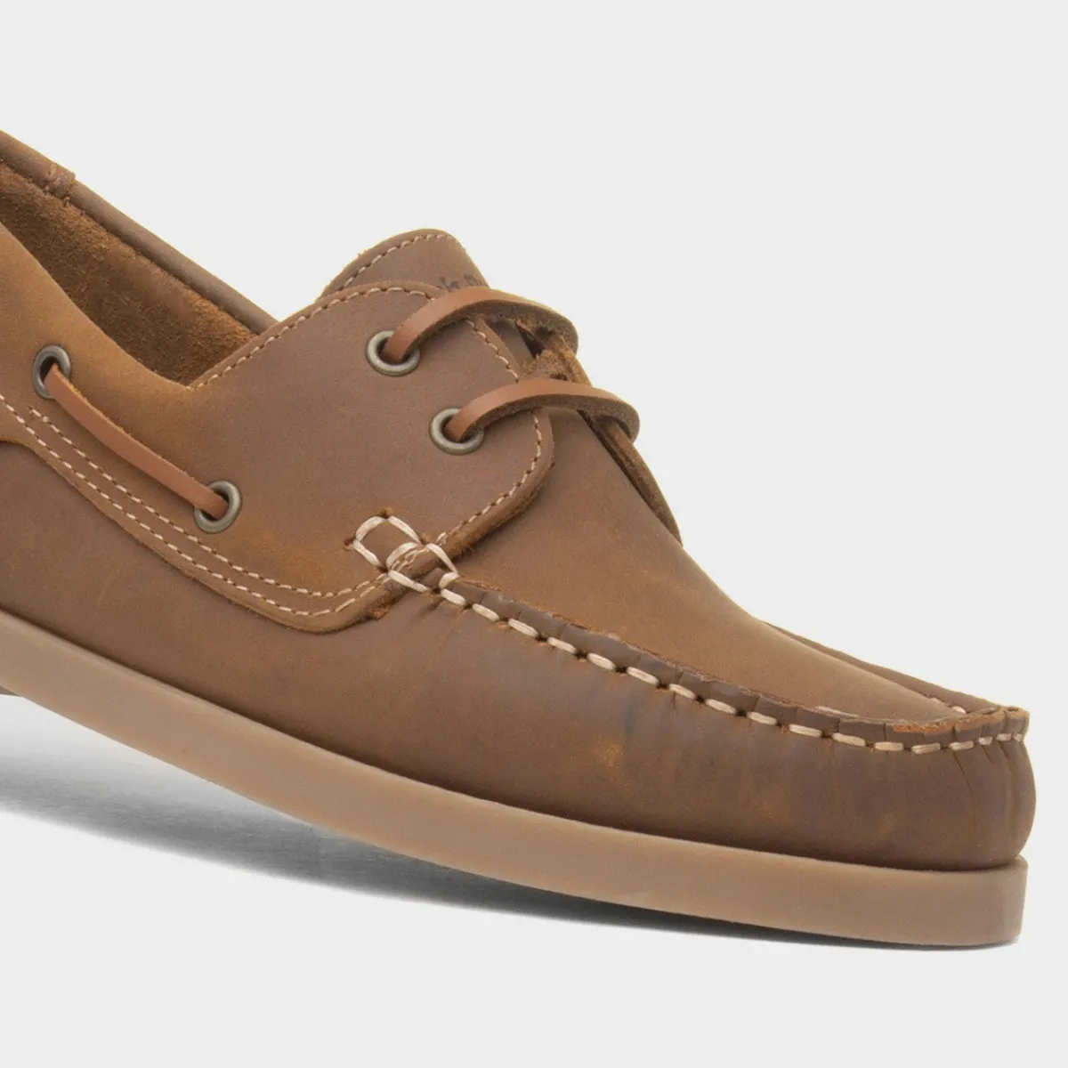 Isabel Womens Leather Boat Shoe*Hush Puppies Hot