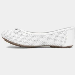 Janelle Womens Ballerina Shoe*Hush Puppies Discount