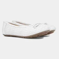 Janelle Womens Ballerina Shoe*Hush Puppies Discount