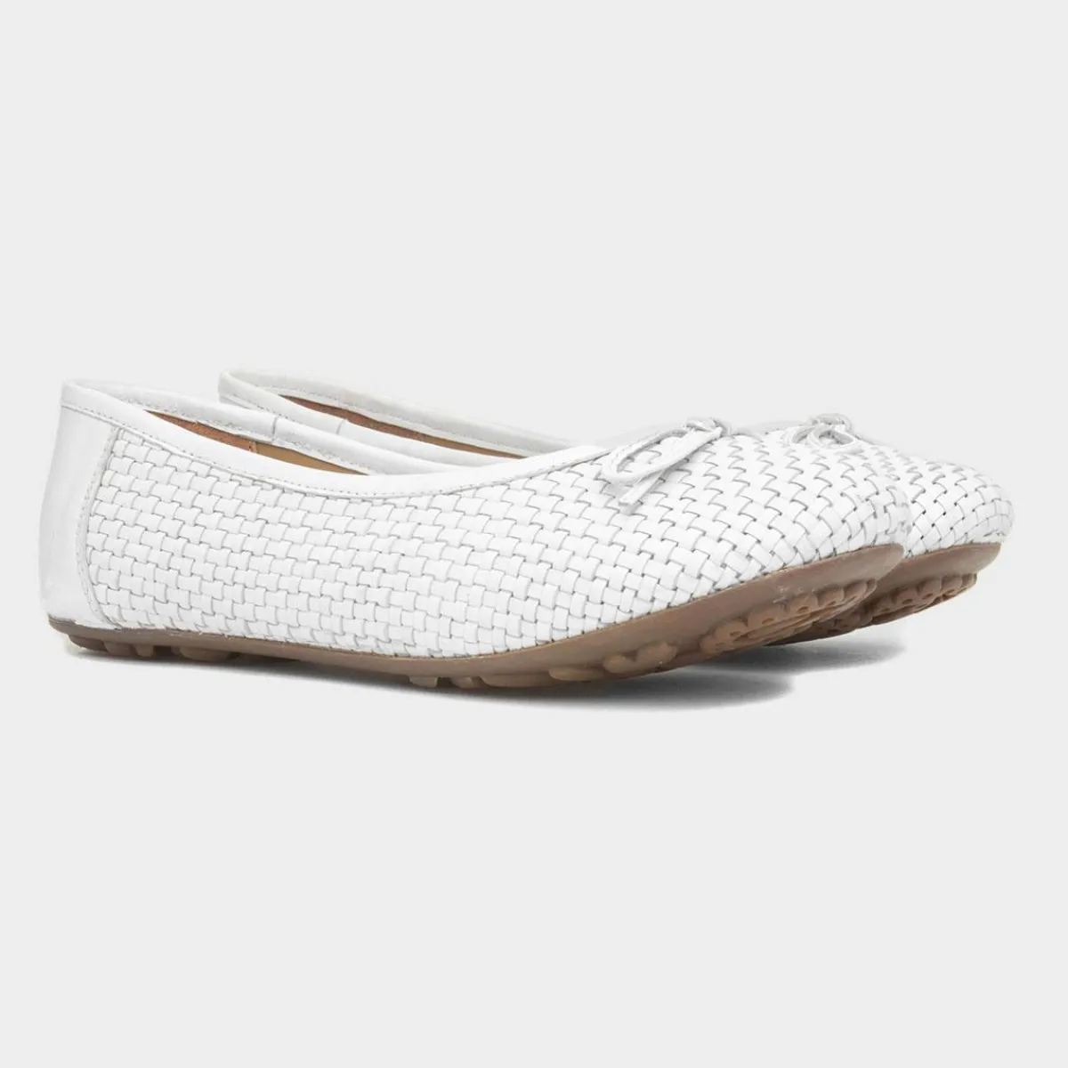 Janelle Womens Ballerina Shoe*Hush Puppies Discount