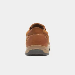 Jasper Mens Tan Leather Slip On Shoe*Hush Puppies Sale