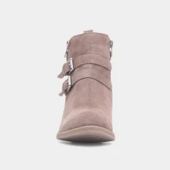 Jenna Womens Taupe Leather Boot*Hush Puppies Outlet