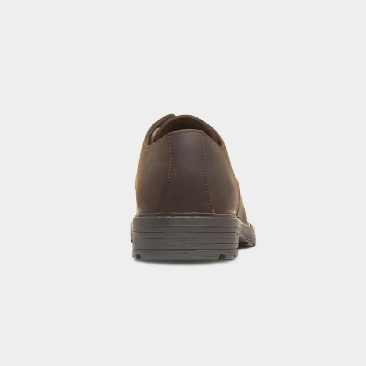 Jerry Mens Brown Leather Casual Shoe*Hush Puppies Best