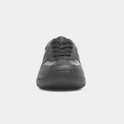 Jezza Snr Boys Black School Shoe*Hush Puppies Sale