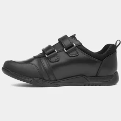 Josh Boys Black School Shoe*Hush Puppies Hot