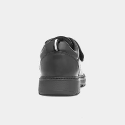Kansas Boys Black Leather Shoe*Hush Puppies Sale