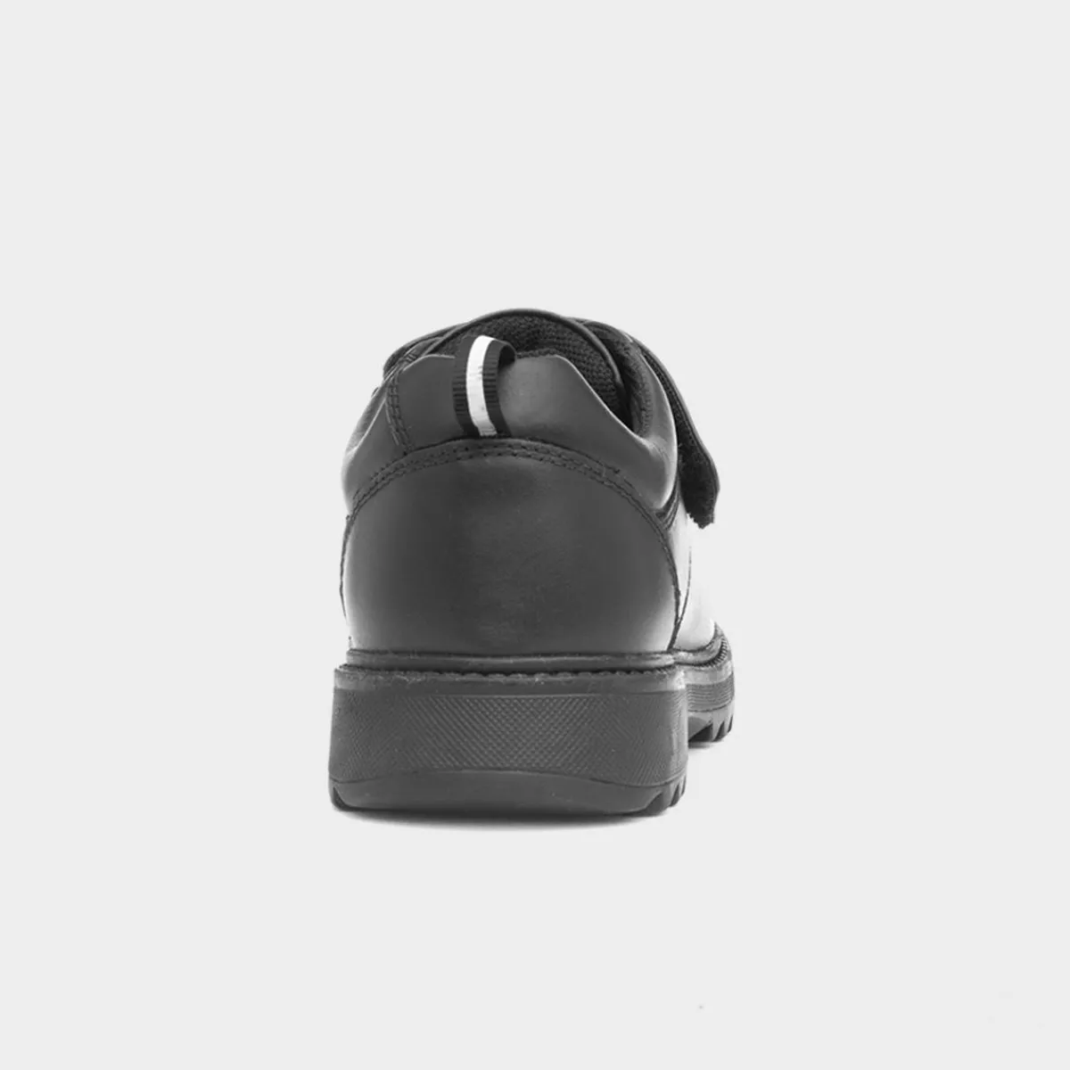 Kansas Boys Black Leather Shoe*Hush Puppies Sale