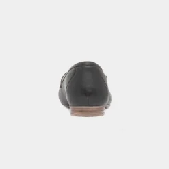 Marissa Womens Black Leather Loafer*Hush Puppies Sale