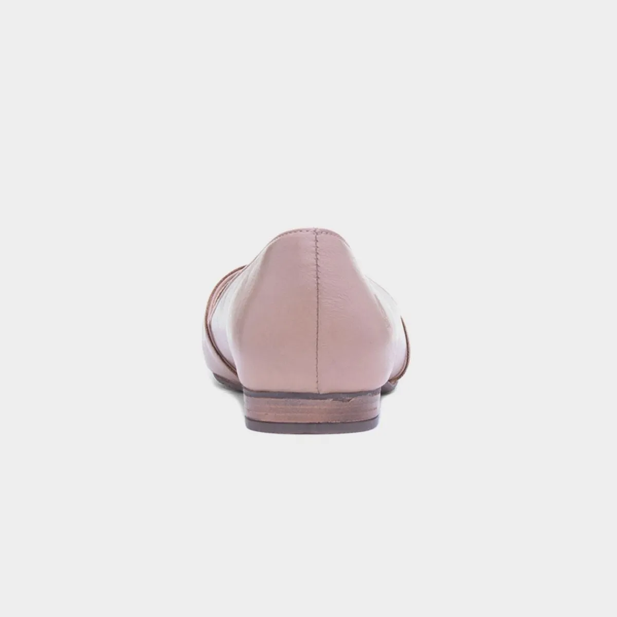 Marley Womens Blush Leather Ballerina*Hush Puppies Fashion