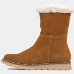 Mary Womens Suede Calf Boot*Hush Puppies New